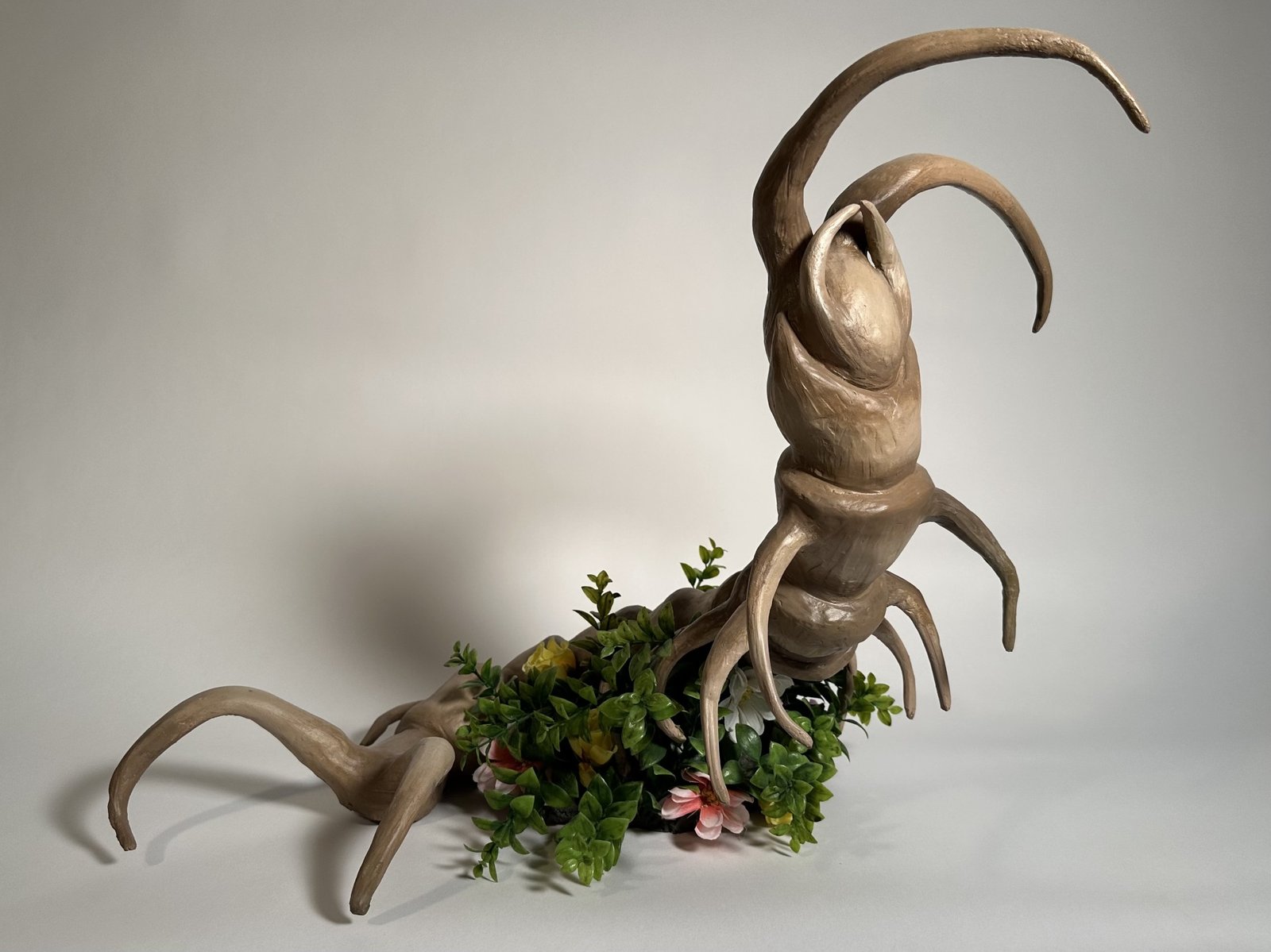 Still life; My Spine — A multi medium ceramics artwork, 2025